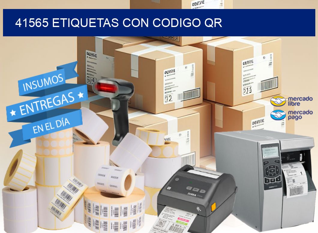 41565 ETIQUETAS CON CODIGO QR