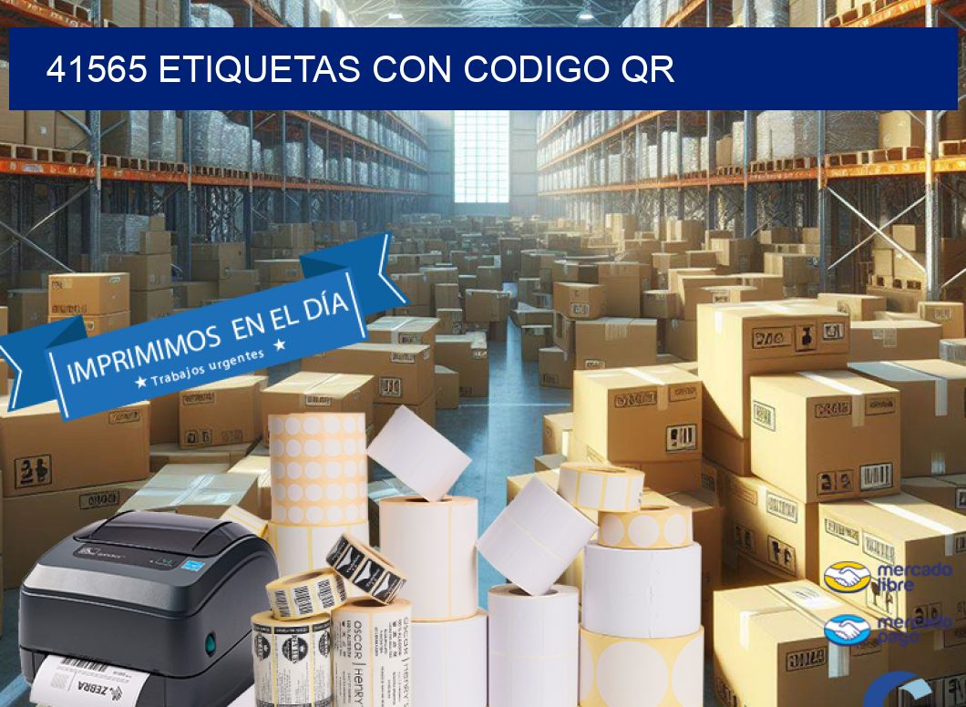 41565 ETIQUETAS CON CODIGO QR