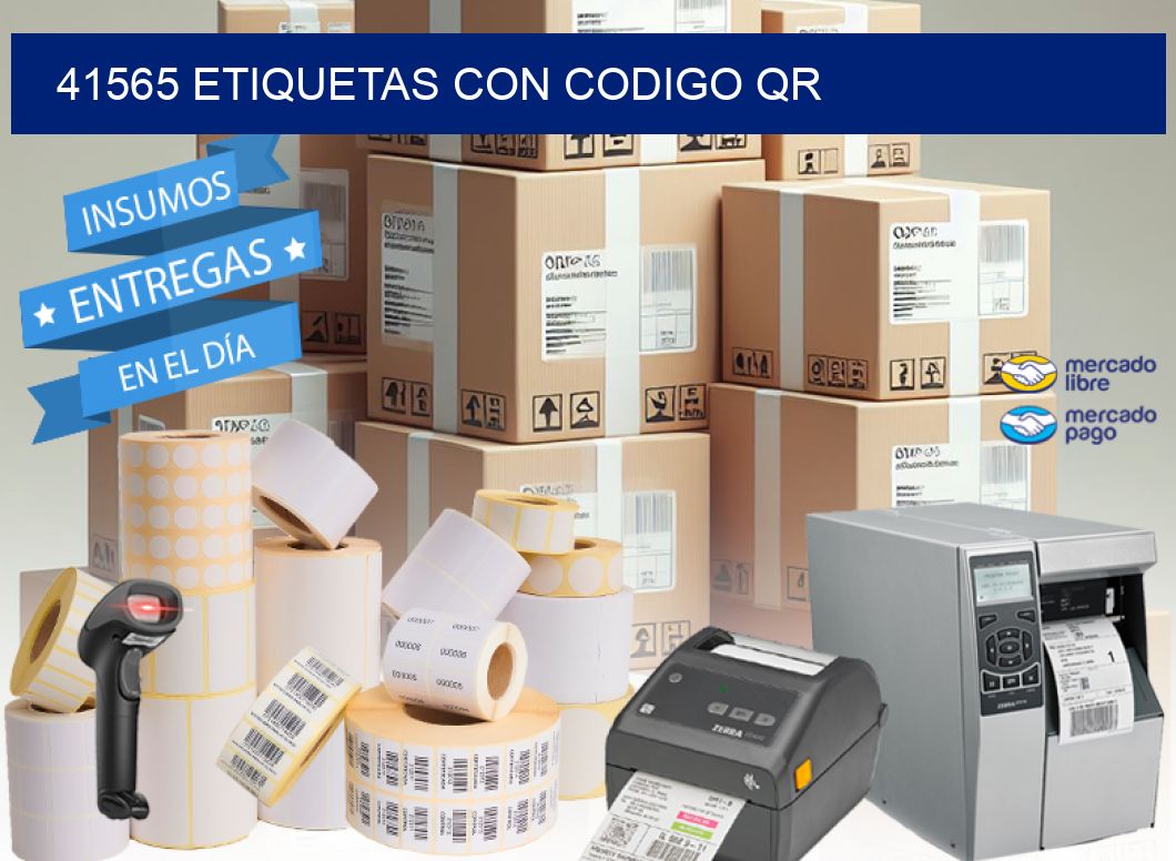 41565 ETIQUETAS CON CODIGO QR