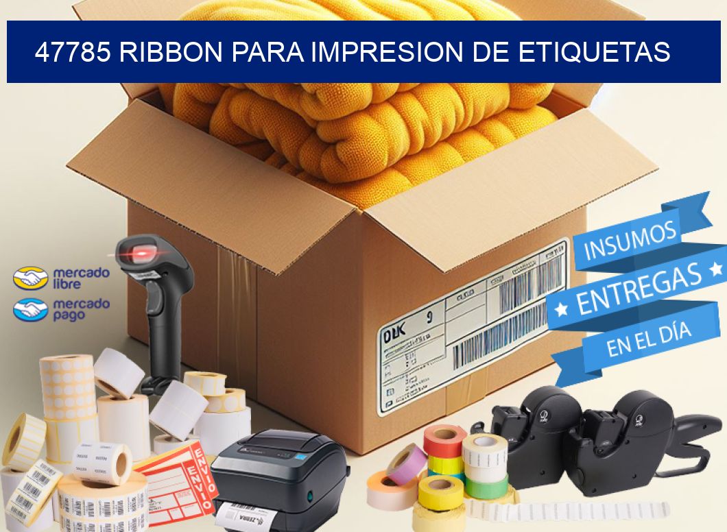 47785 RIBBON PARA IMPRESION DE ETIQUETAS