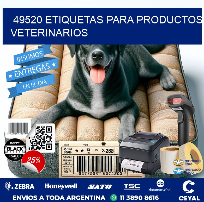 49520 ETIQUETAS PARA PRODUCTOS VETERINARIOS