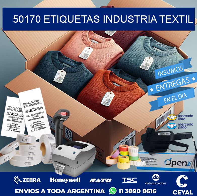 50170 ETIQUETAS INDUSTRIA TEXTIL