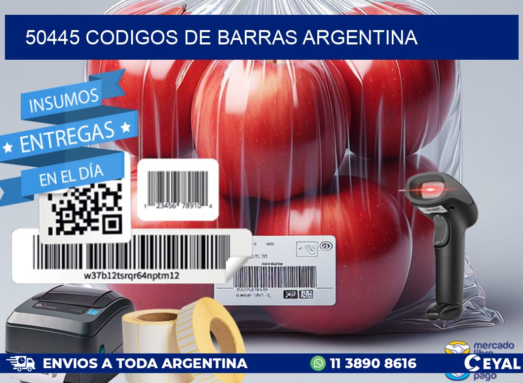 50445 CODIGOS DE BARRAS ARGENTINA