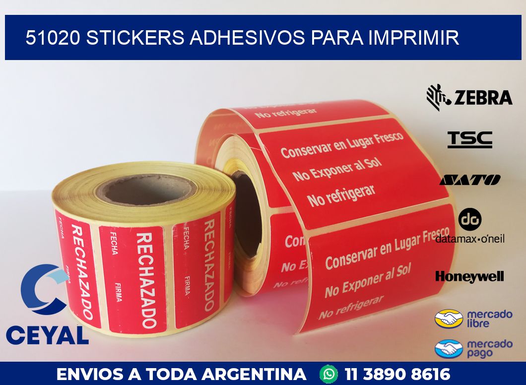51020 stickers adhesivos para imprimir