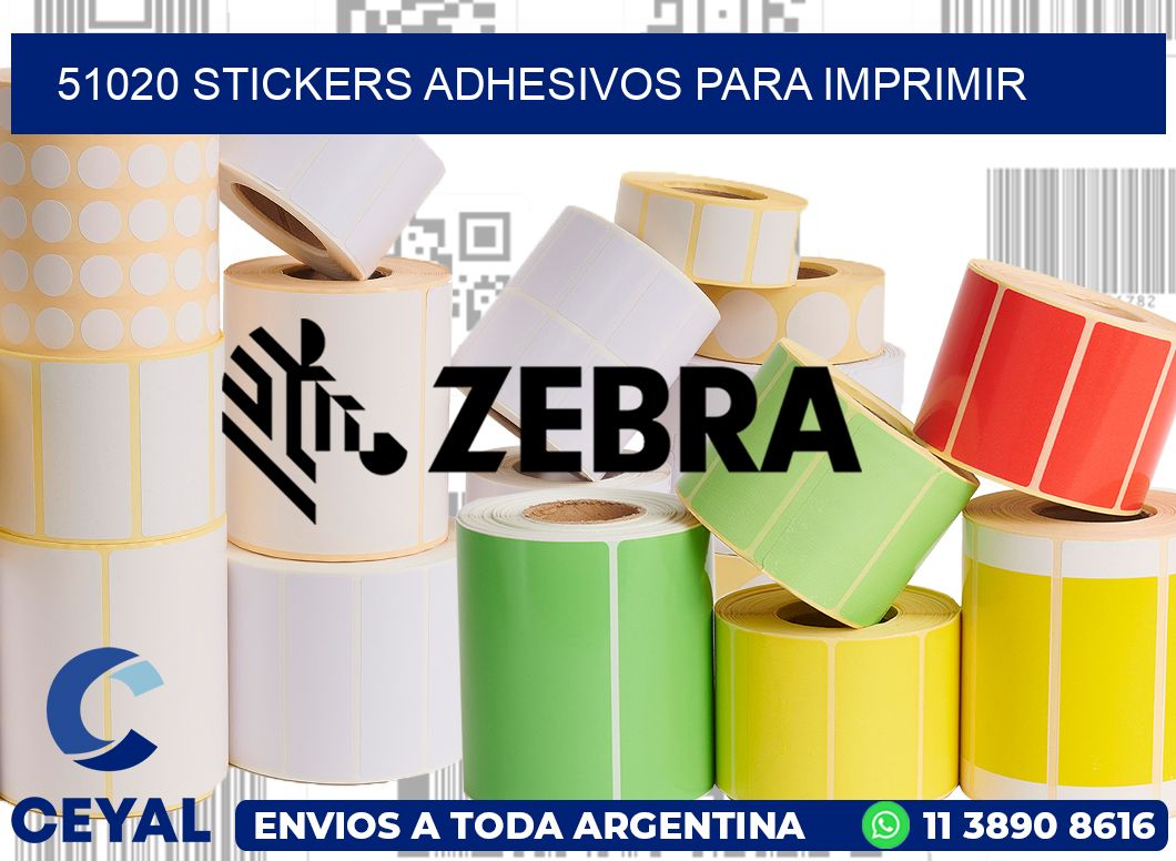 51020 stickers adhesivos para imprimir