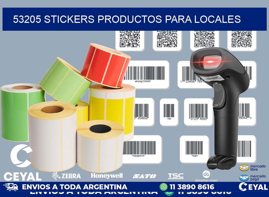 53205 STICKERS PRODUCTOS PARA LOCALES