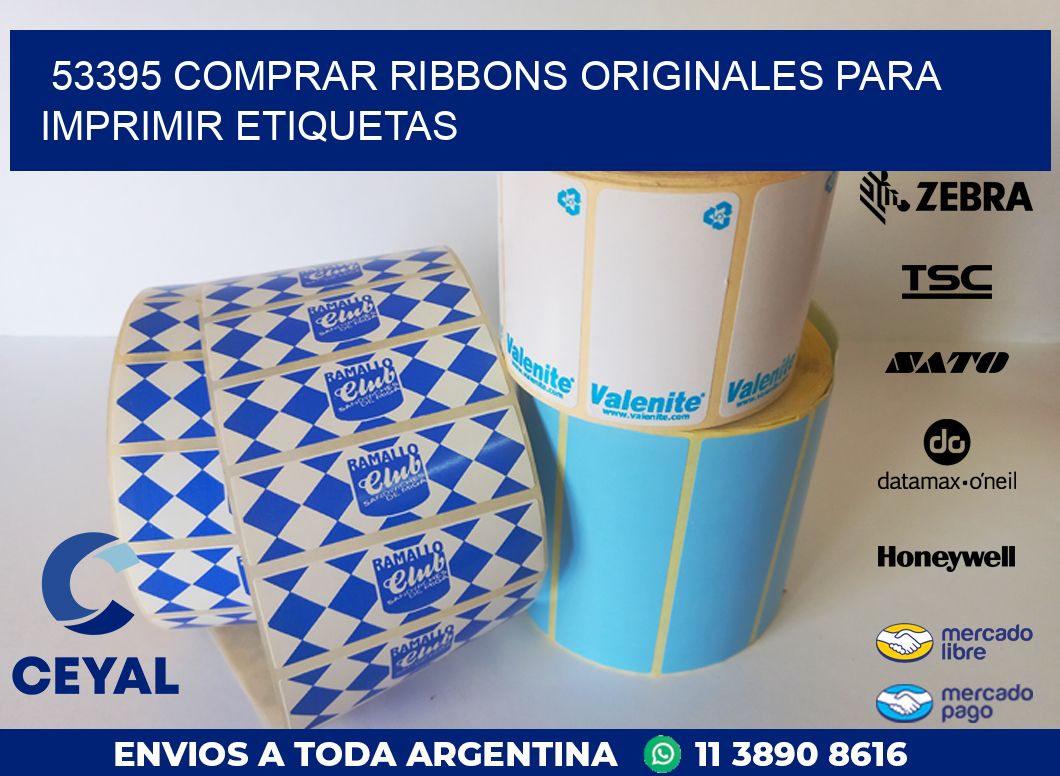 53395 COMPRAR RIBBONS ORIGINALES PARA IMPRIMIR ETIQUETAS