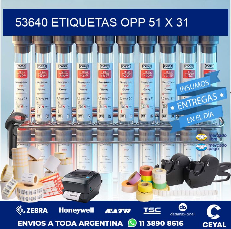 53640 ETIQUETAS OPP 51 X 31