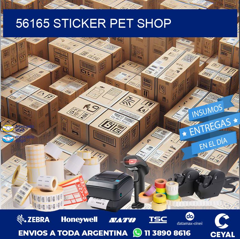 56165 STICKER PET SHOP