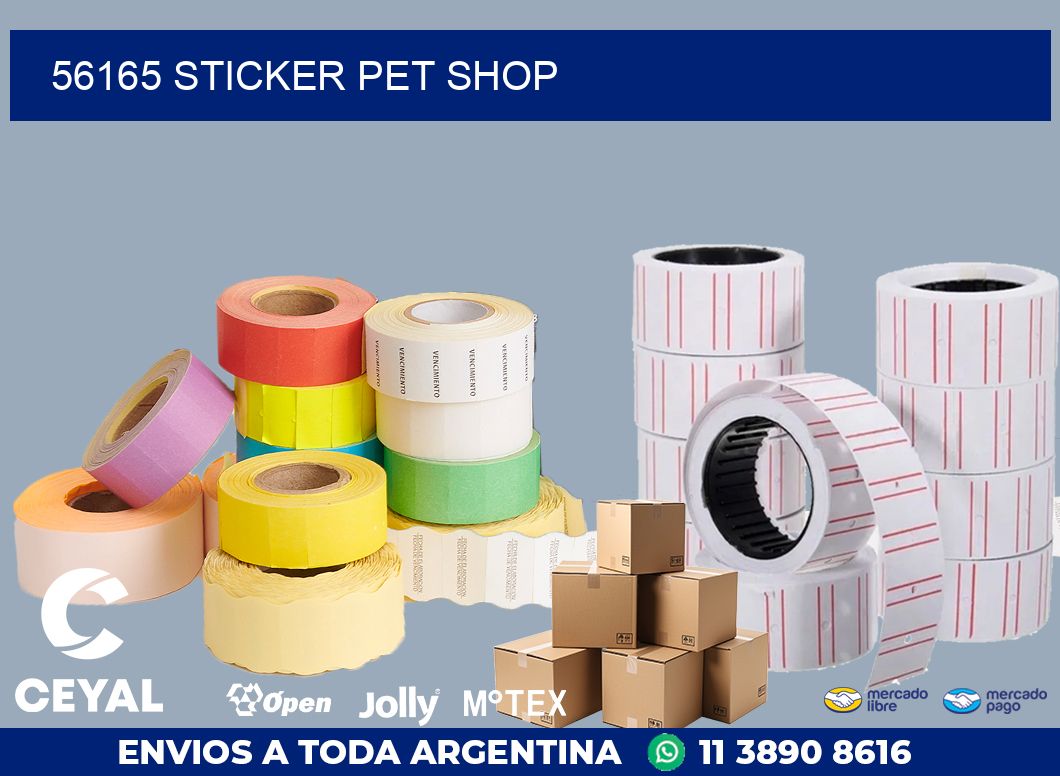 56165 STICKER PET SHOP