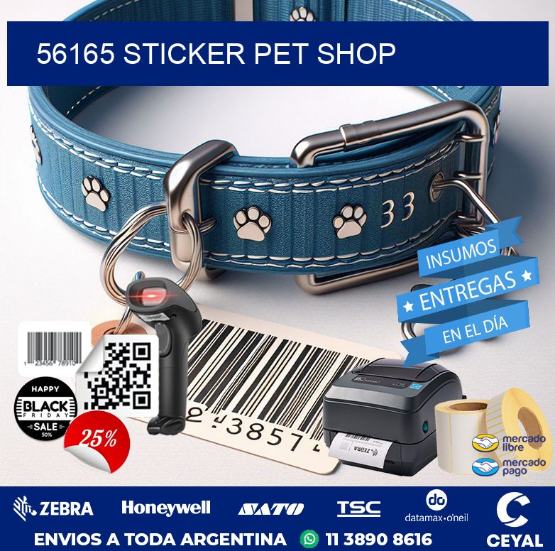 56165 STICKER PET SHOP