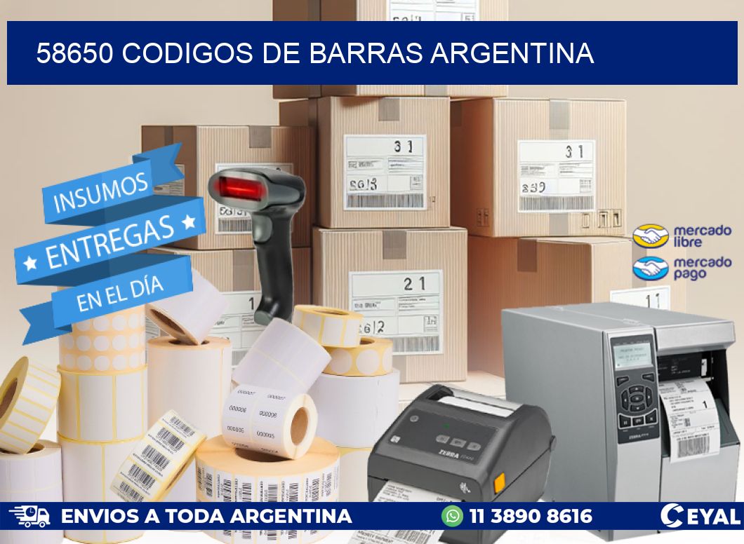 58650 CODIGOS DE BARRAS ARGENTINA