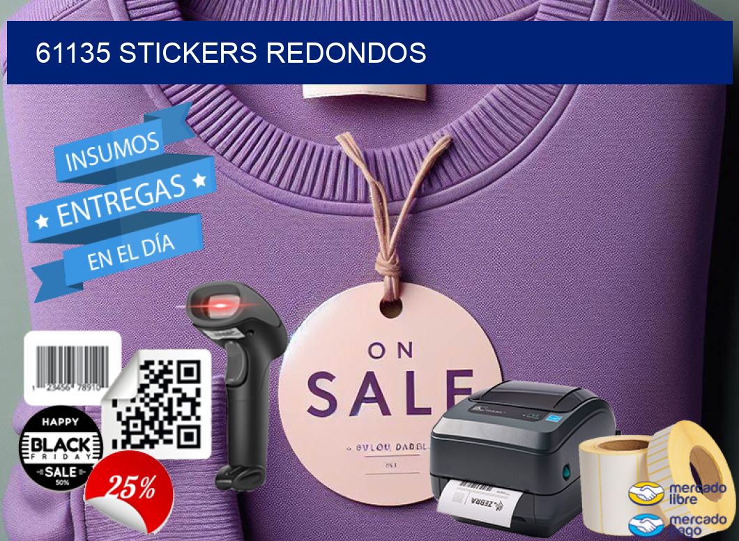 61135 STICKERS REDONDOS