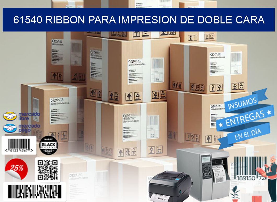 61540 RIBBON PARA IMPRESION DE DOBLE CARA