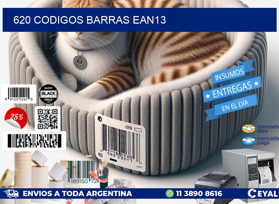 620 CODIGOS BARRAS EAN13