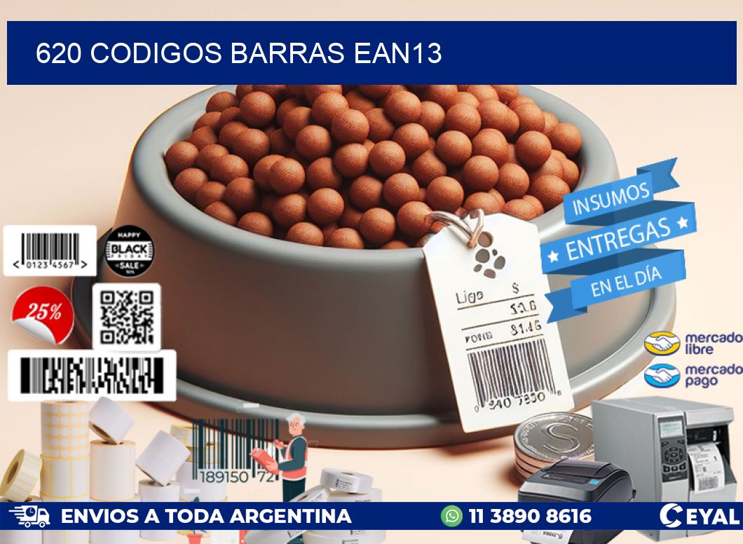 620 CODIGOS BARRAS EAN13