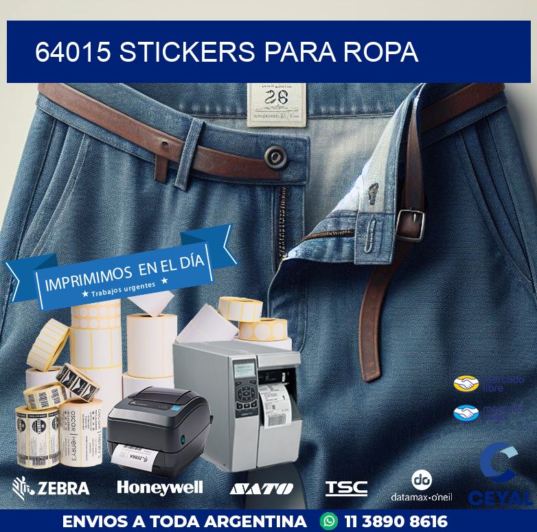 64015 STICKERS PARA ROPA