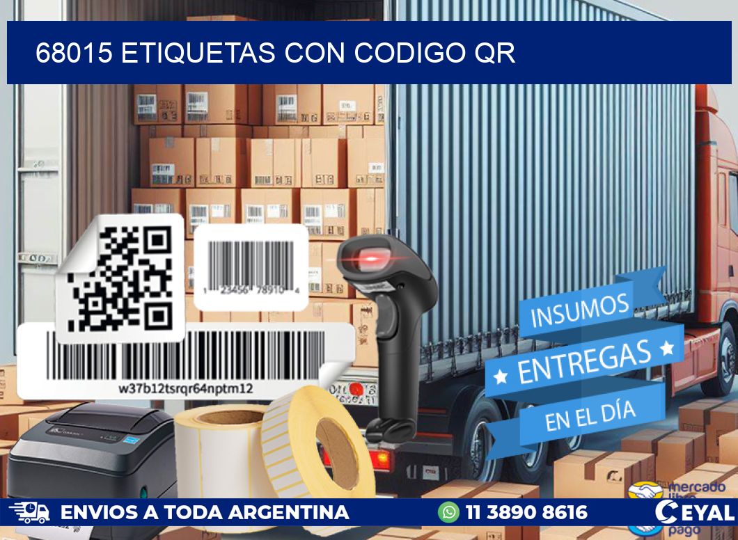 68015 ETIQUETAS CON CODIGO QR