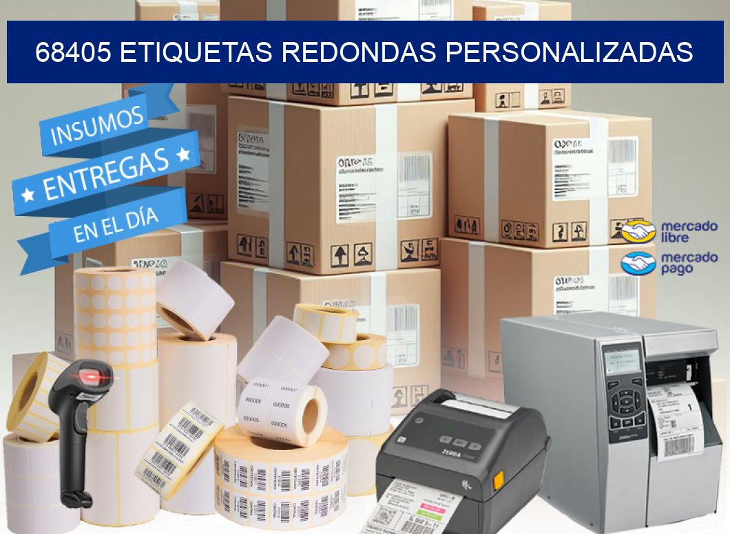 68405 ETIQUETAS REDONDAS PERSONALIZADAS