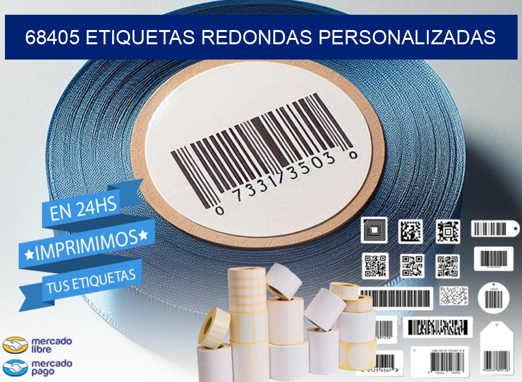 68405 ETIQUETAS REDONDAS PERSONALIZADAS