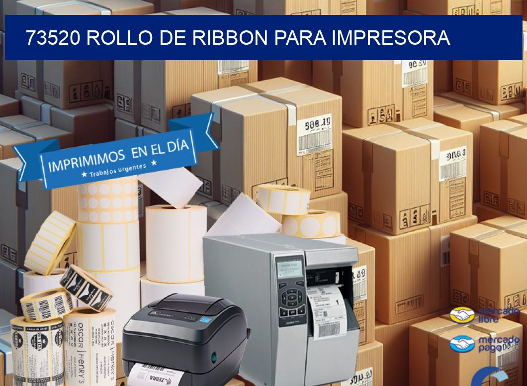 73520 ROLLO DE RIBBON PARA IMPRESORA