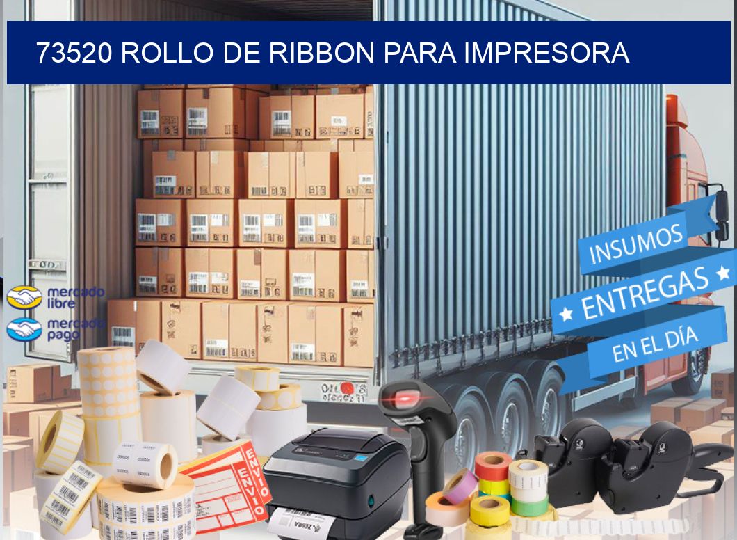 73520 ROLLO DE RIBBON PARA IMPRESORA