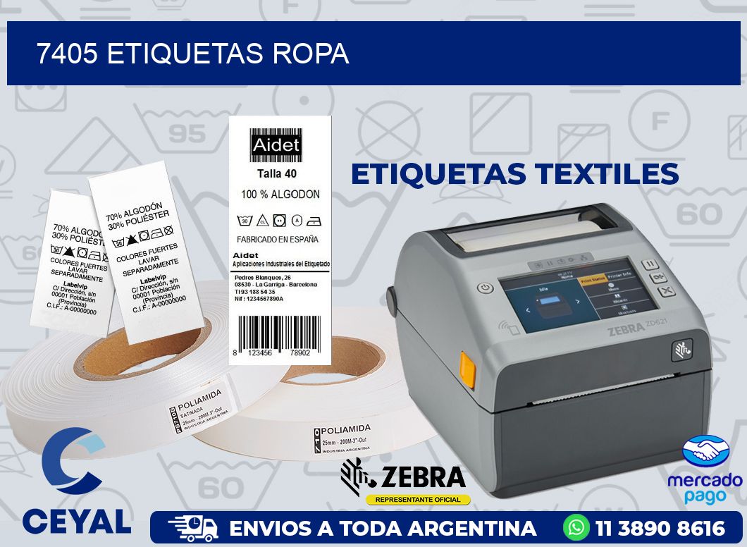 7405 ETIQUETAS ROPA