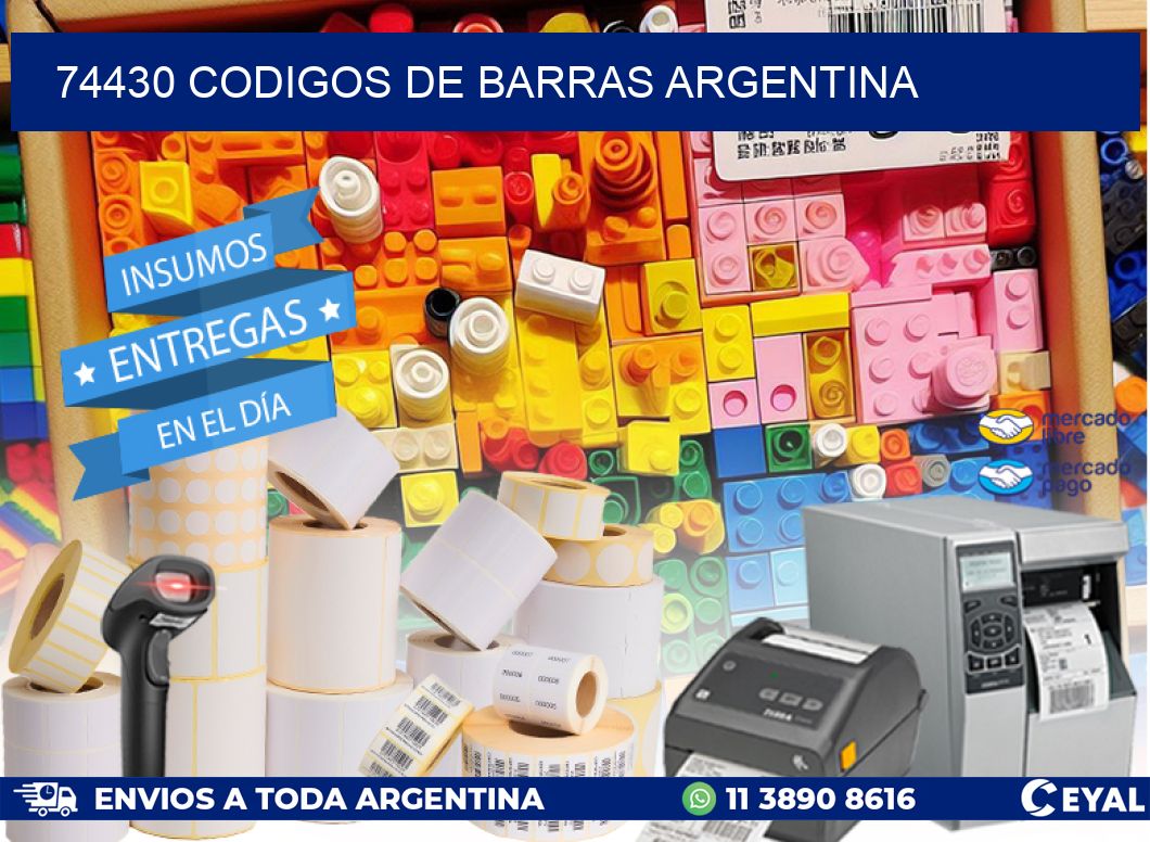 74430 CODIGOS DE BARRAS ARGENTINA