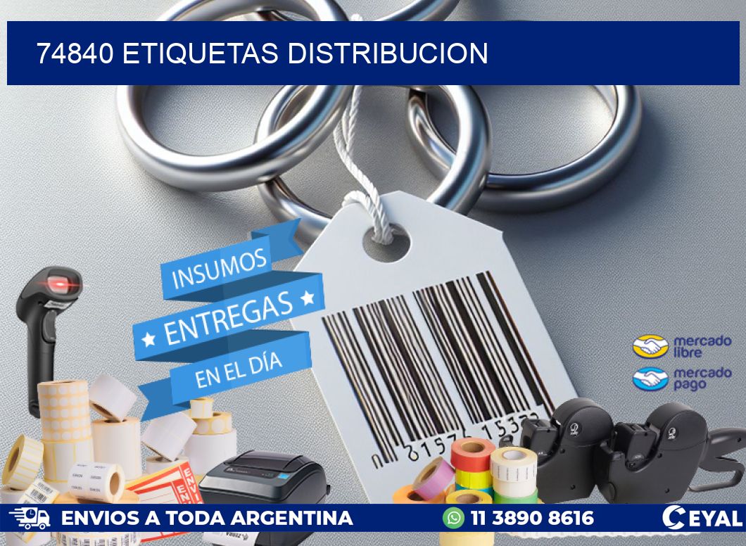 74840 etiquetas distribucion
