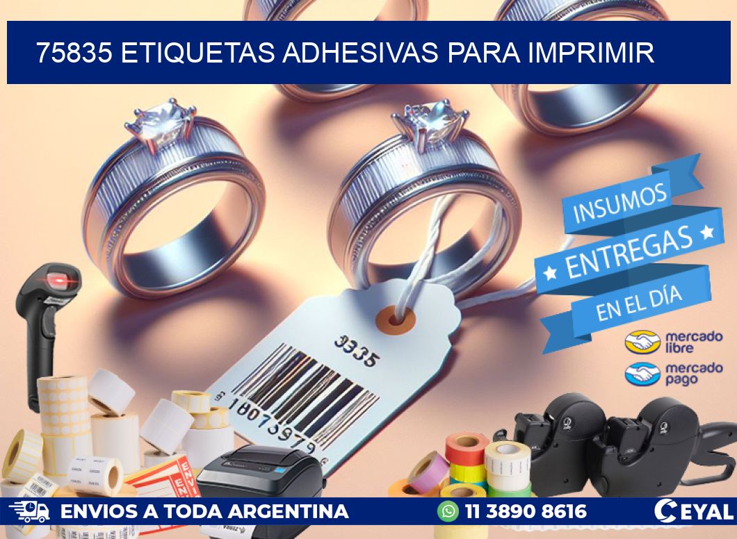 75835 Etiquetas adhesivas para imprimir