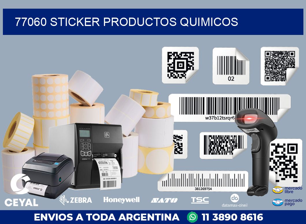 77060 STICKER PRODUCTOS QUIMICOS