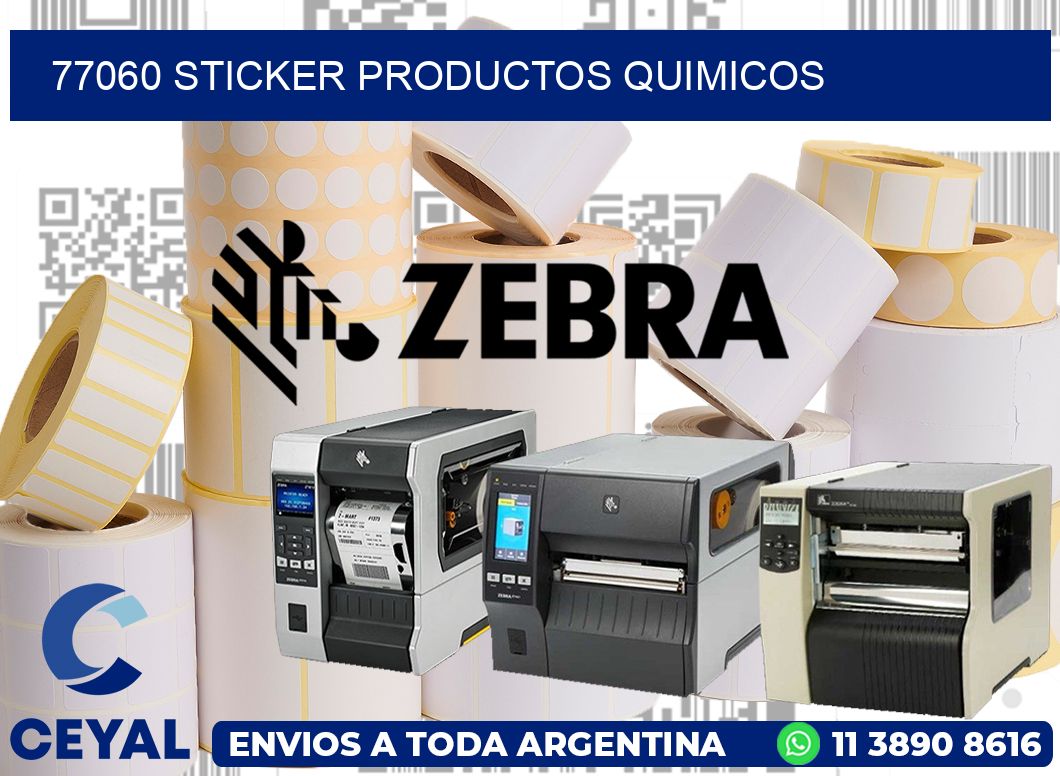 77060 STICKER PRODUCTOS QUIMICOS