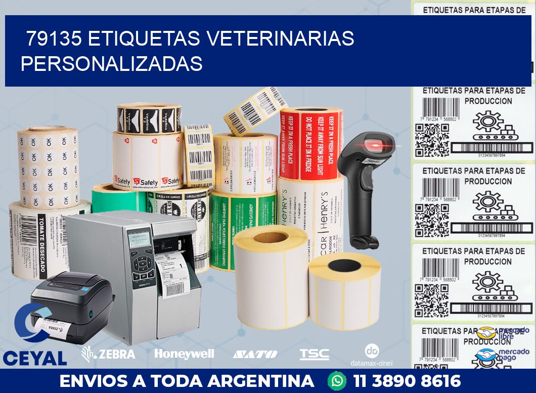 79135 ETIQUETAS VETERINARIAS PERSONALIZADAS