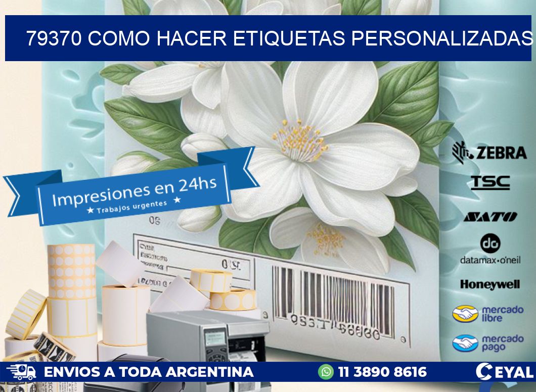 79370 como hacer etiquetas personalizadas