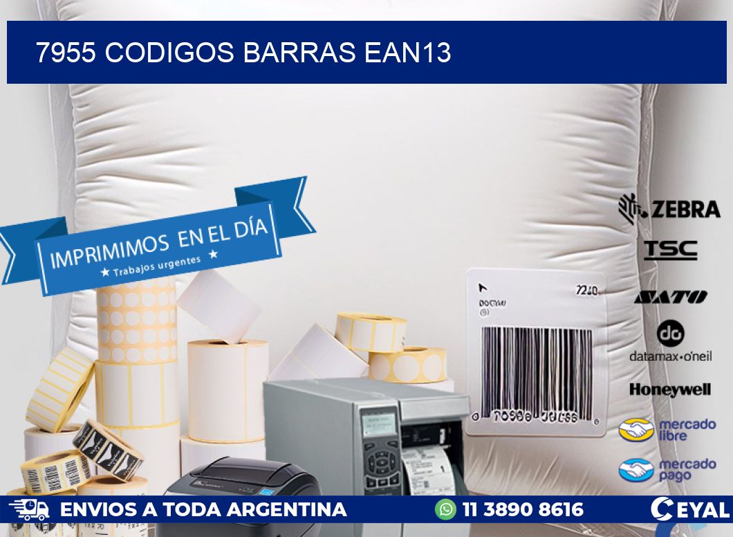 7955 CODIGOS BARRAS EAN13
