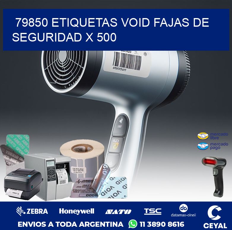 79850 ETIQUETAS VOID FAJAS DE SEGURIDAD X 500