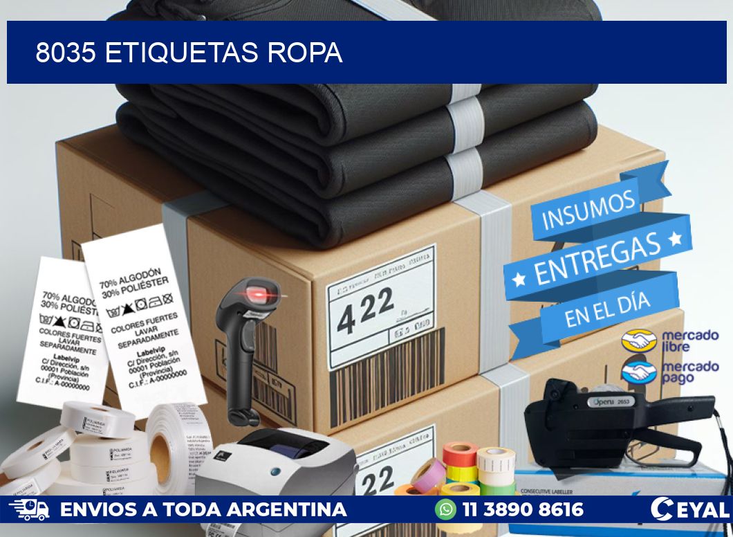 8035 ETIQUETAS ROPA