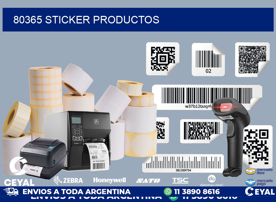 80365 Sticker productos