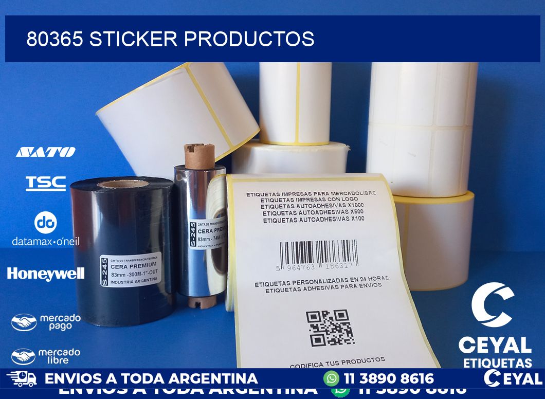 80365 Sticker productos