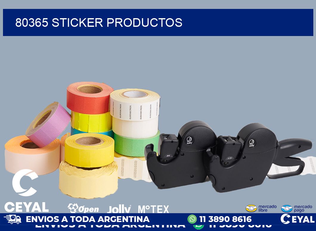 80365 Sticker productos