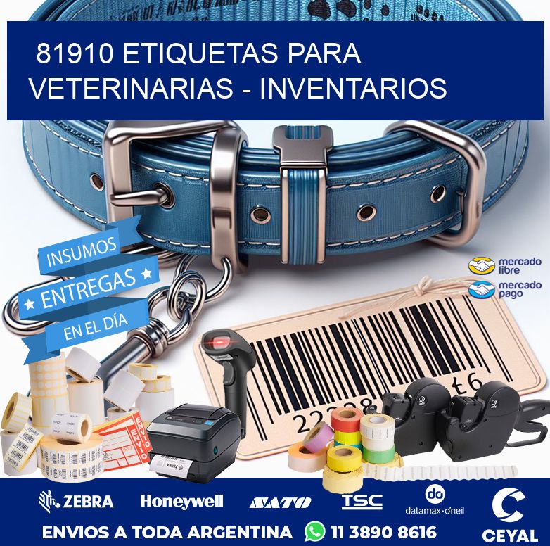 81910 ETIQUETAS PARA VETERINARIAS - INVENTARIOS