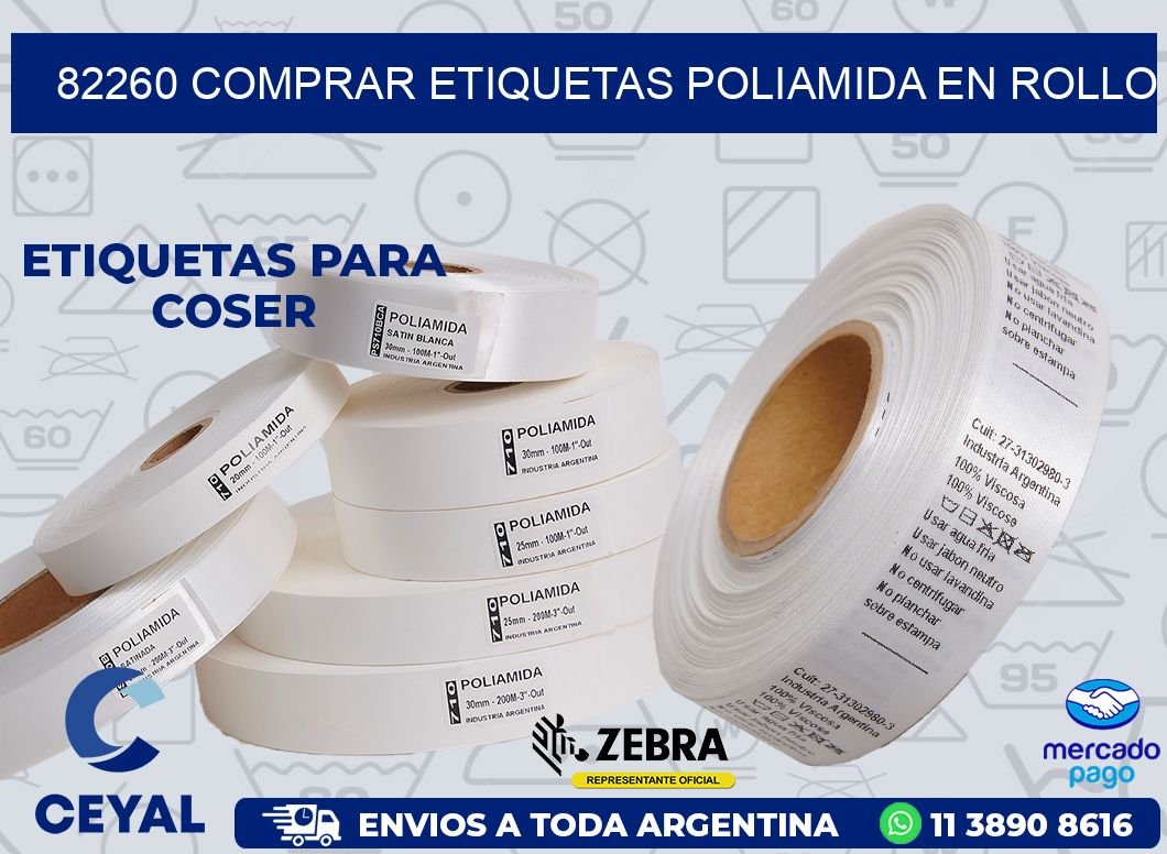 82260 COMPRAR ETIQUETAS POLIAMIDA EN ROLLO