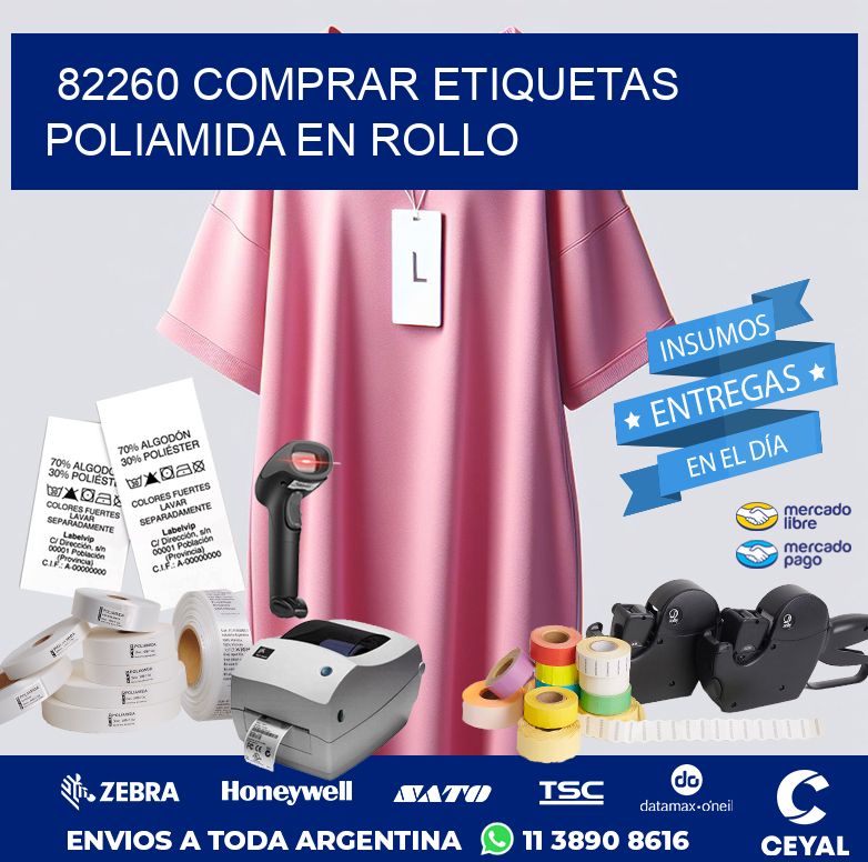 82260 COMPRAR ETIQUETAS POLIAMIDA EN ROLLO