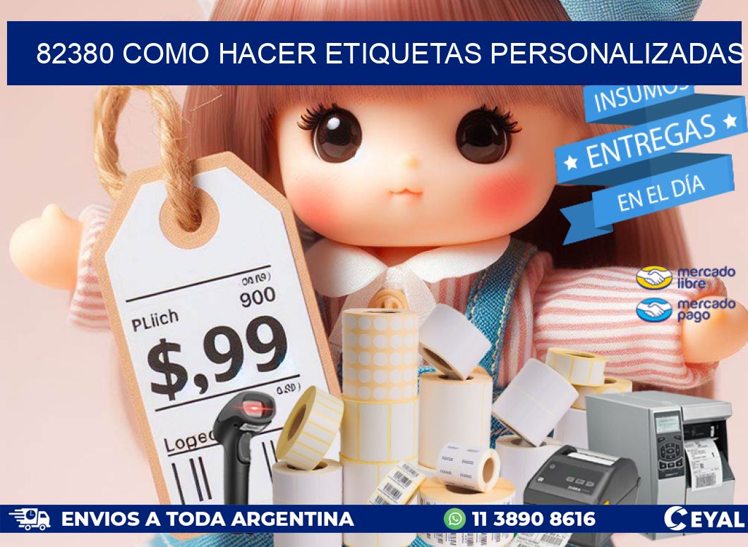 82380 como hacer etiquetas personalizadas