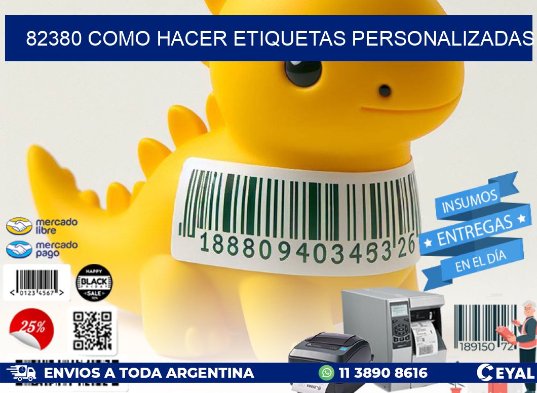 82380 como hacer etiquetas personalizadas