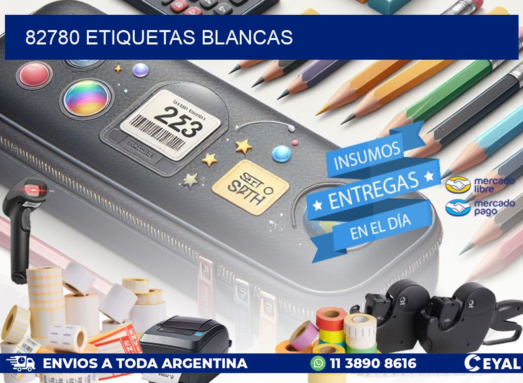 82780 ETIQUETAS BLANCAS