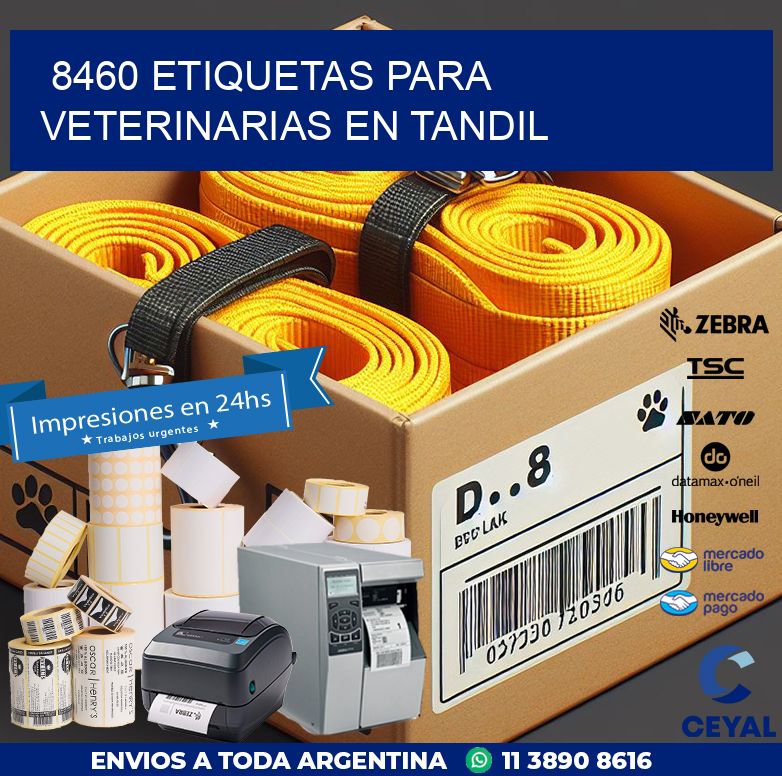 8460 ETIQUETAS PARA VETERINARIAS EN TANDIL