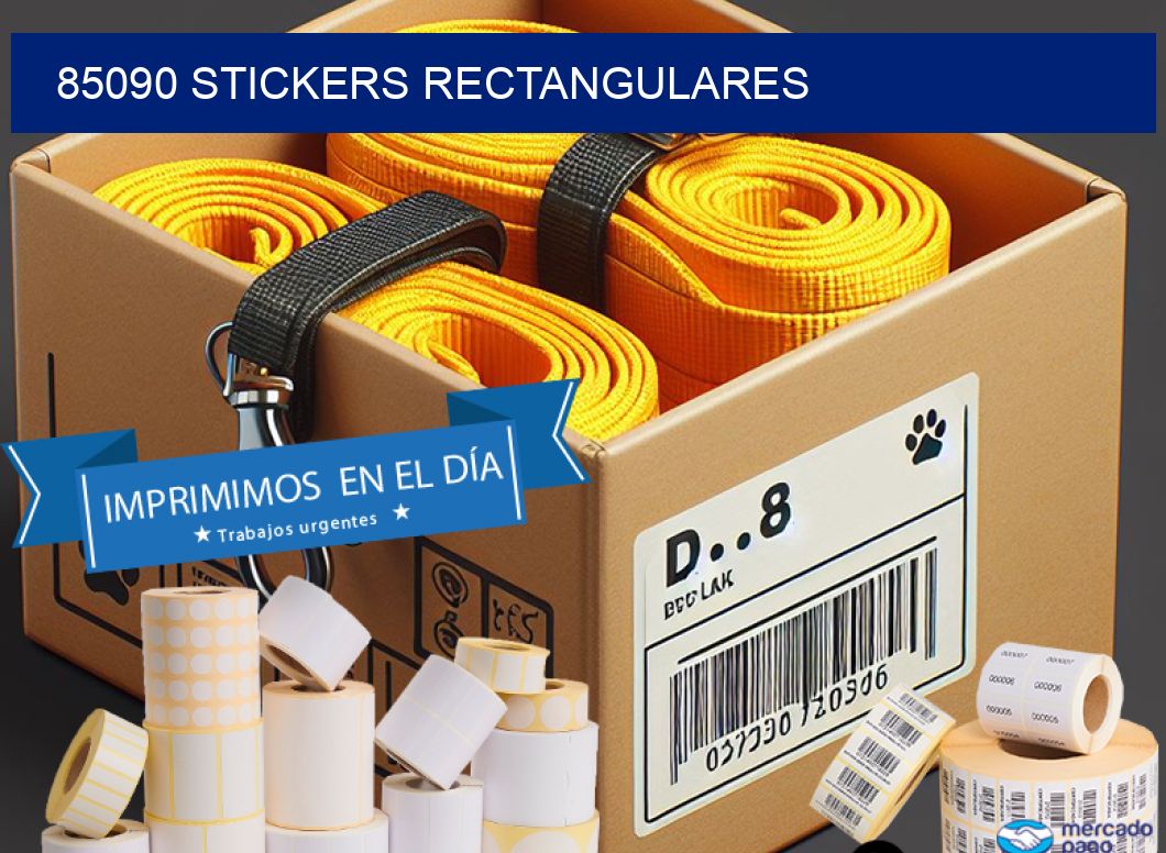 85090 Stickers rectangulares