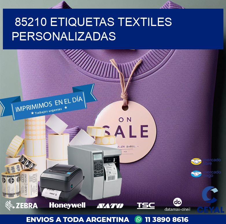 85210 ETIQUETAS TEXTILES PERSONALIZADAS