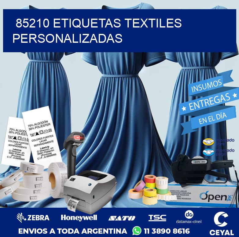 85210 ETIQUETAS TEXTILES PERSONALIZADAS